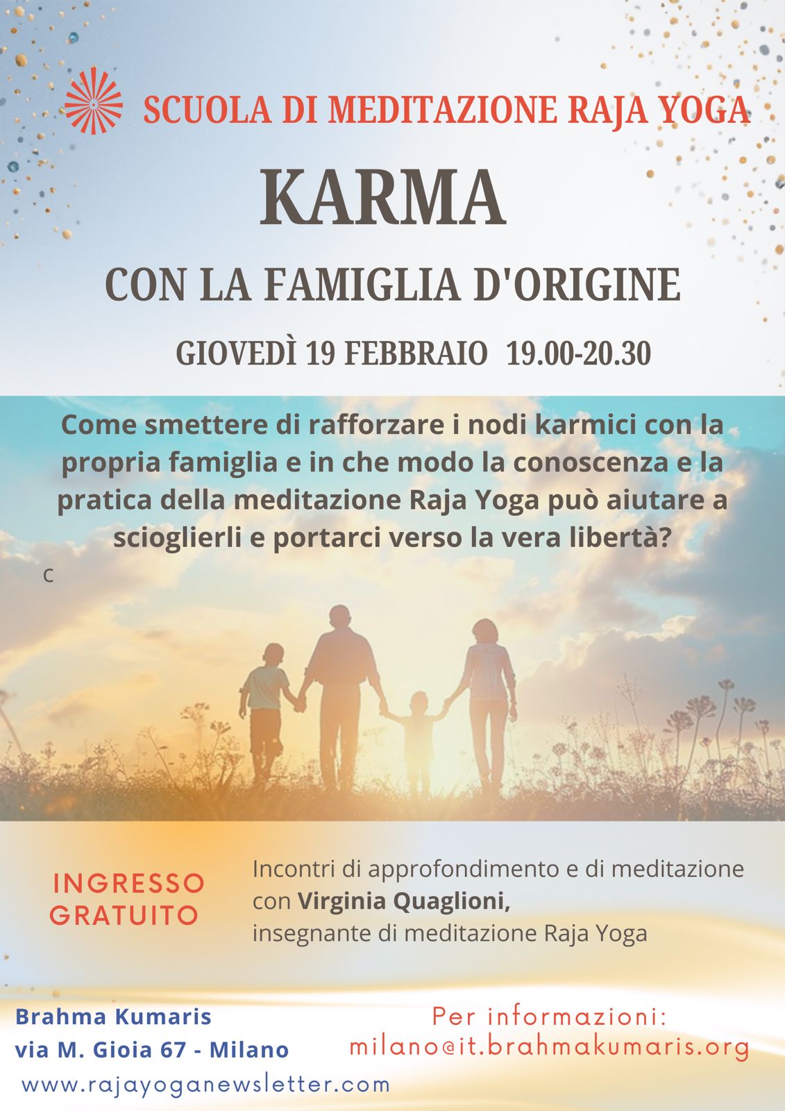 Karma con la famiglia d'origine
